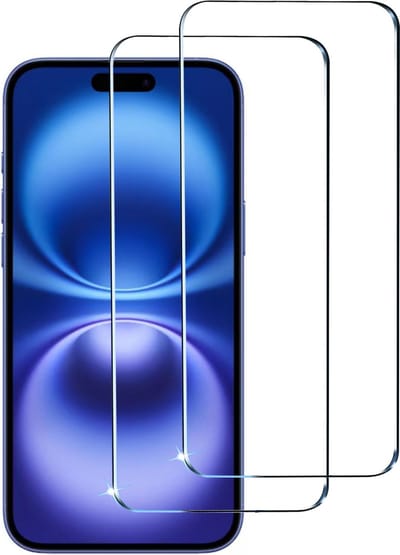 Tempered glass Geschikt voor iPhone 16 Screenprotectors - Beschermglas - Glasplaatje - 2 Stuks