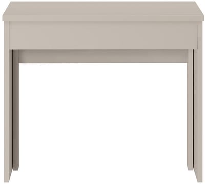Vente-unique Verlengbare consoletafel voor 12 personen - 6 verlengstukken - Beige - ONEGA