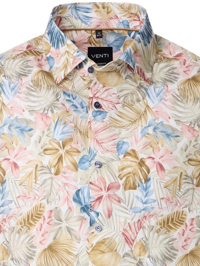 Venti Overhemd Met Print Kent Boord Modern Fit 154410700-400 - XL