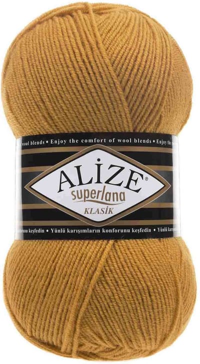 Alize Superlana Klasik Saffron 02 Pakket 5 Bollen 500 Gram