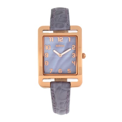 Bertha Marisol Zwitsers MOP horloge met leren band