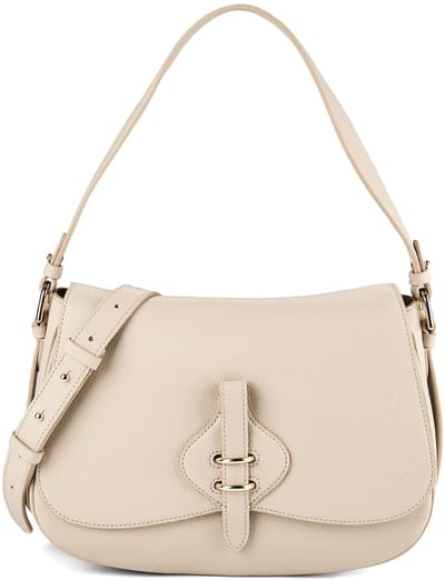 Coccinelle Mavery Schoudertas Leder 31 cm - Dames - sandshell