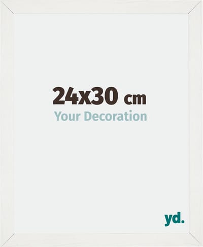 Your Decoration - Fotolijst 24x30 cm - MDF - Wit Geveegd - Mura