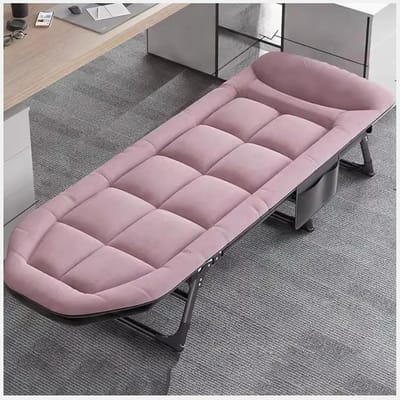 Opvouwbaar Campingbed - Reiswieg Kinderbed - Buiten Ontspannen - 6 standen verstelbaar - 190x65cm - Eff een