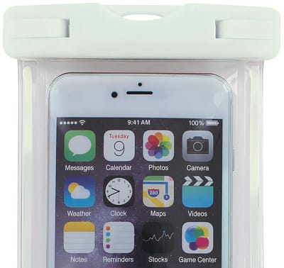 Wantalis, Hoesje geschikt voor Universele Smartphone 6.7 inch - IPX8 Waterdicht tot 10m, Wit