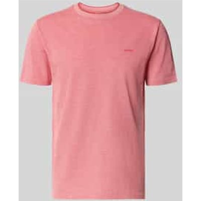Gant Solid Color Micro Textured Cotton Short Sleeve Polo Pullover Avond Blauw / male