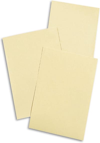Tekkenpapier Manilla - Schetspapier Vellen - Tekenen en Schetsen - Voor Droge Media - 12 x 18 Inch - Crèmekleurig