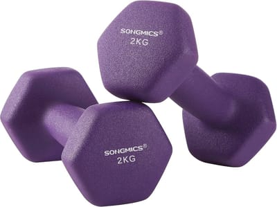 Halterset van 2 voor Krachttraining – Neopreen Coating voor Thuisgebruik