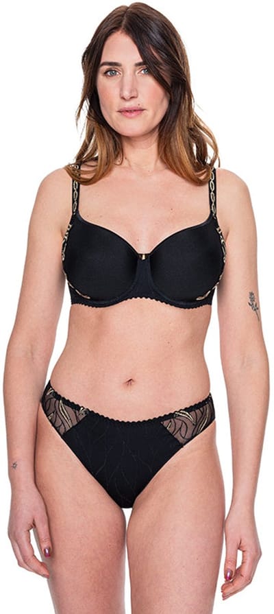 Louisa Bracq Julia Spacer Beugel Bh 47706 Zwart/Goud - maat EU 85E / FR 100E