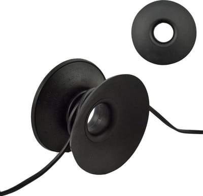 Overtollig snoer wegwerken - Cable Organizer XL - Zwart - 12 x 12 x 3,8 cm