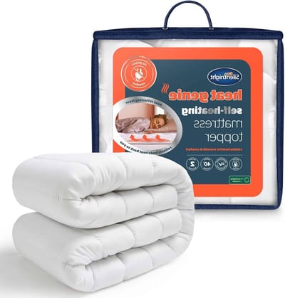 Verwarmende Matras Topper - Warmte Topper - Slaapkamer Comfort - Geen Elektriciteit Nodig - Super King
