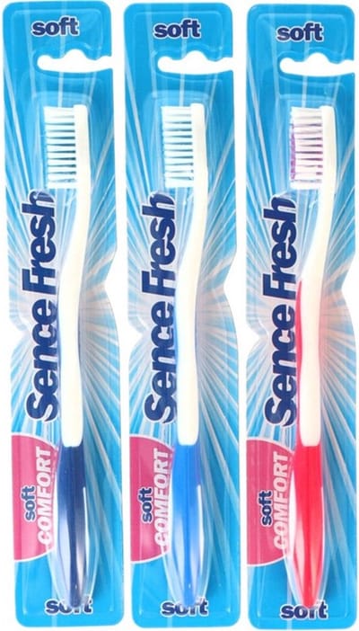 Sencefresh Tandenborstel - Soft Comfort - 3 Stuks