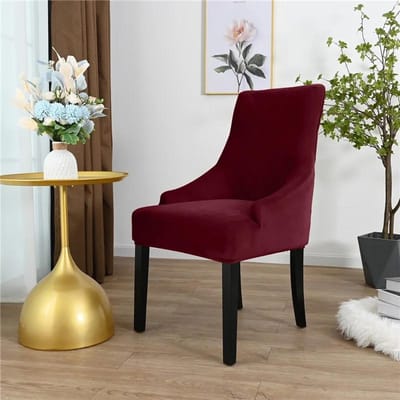 Nordische Schuine Stoelhoes Hoge Rug Fauteuilhoes Elastisch Comfortabele Accent Woonkamer Stoelhoezen Kantoor Hotel Huisfeest 1Pc