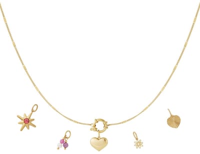 Mini hartje DIY ketting