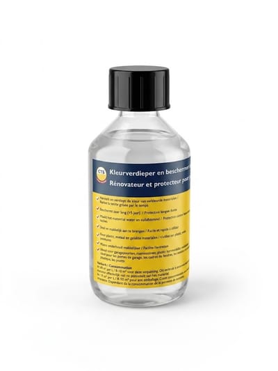 Kleurhersteller / kleurverdieper voor plastic en aluminium, ideaal voor raamprofielen en garagepoorten - GTS - Guard Tech Shine - 250 ml