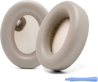 SBG Oorkussens Geschikt voor Sony WH-1000XM4 - Vervangende Koptelefoon Hoofdkussens - Hoofdtelefoon Vervanging - Beige