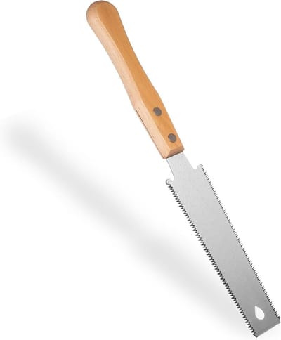 Japanese zagen voor houtbewerking - kleine handzaag voor houtbewerking - dubbele rand 11/17 TPI dubbele tand kleine houtzaag handgereedschap timmerwerk fijne snijgereedschap met houten handvat voor precisiewerk