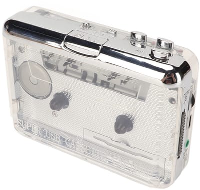 OmGoods - Dailygoody - Draagbare Cassettespeler - USB C-cassette Naar MP3-Converter - Compact en Lichtgewicht - Retro Audio Converter - Geschikt voor Laptops en