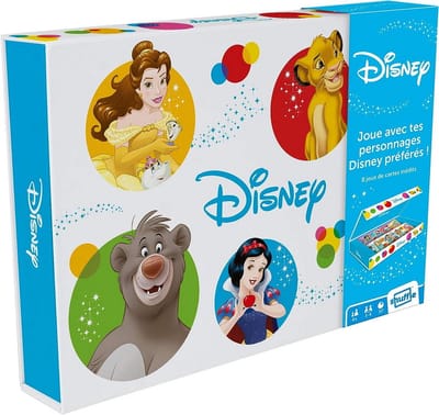Coffret Collector Disney Classique - 8 Jeux de Cartes - Shuffle Cartamundi version française