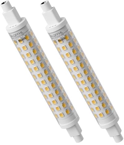LED 118 mm dimbare gloeilamp 10 W - 360 graden koud wit verlichting - 2 stuks