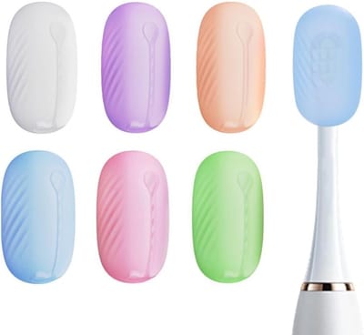 Set van 6 Siliconen Tandenborstelhouders met Beschermhoezen, Ideaal voor Thuis en Reizen, Tandenborstel Bescherming en Hygiëne
