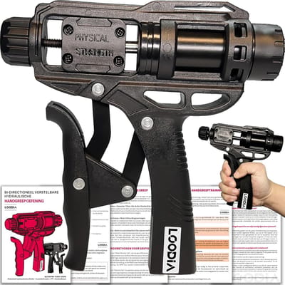 Metalen Vingertrainer Grip Krachttrainer - Anti-slip Hand Spiertrainer - 12-Staps Onderarm Trainer - Thuis Fitness Apparatuur