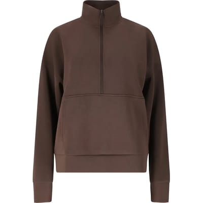 Dames sweatshirt met 1/2 rits Athlecia Jillnana