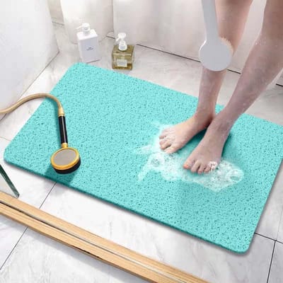 Antislip Badmat Rubber 60x40 cm - Zacht en Machinewasbaar voor Vloer en Kuip