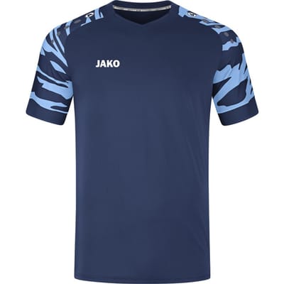 Jako Wild Shirt Korte Mouw Heren - Hemelsblauw / Navy | Maat: S