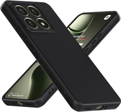 Casemania Hoesje Geschikt voor Xiaomi 15T Pro - Zwart - Siliconen Back Cover - Val/Stoot Bescherming