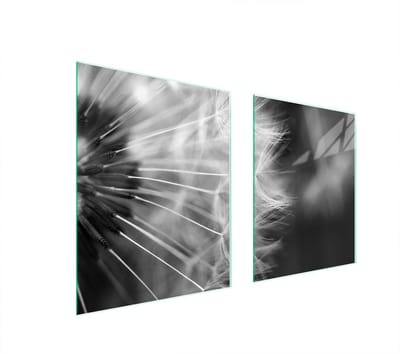 TMK ArtDeko - Snijplank - Glas - Bloemen - 85x52 cm - Veelkleurig