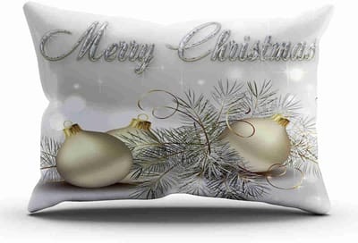 Decoratieve Sierkussenhoes Rechthoekig met Goud Zilver Kerst Shimmer Accent voor Thuis