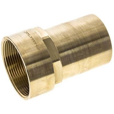 Perskoppeling - 54mm Buiseinde & Rp 2'' Persmof - Koperlegering