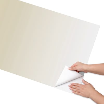 Coloray Meubel Wrap Folie - Beige Meubelfolie - 65x130 cm - Meubelfolie Zelfklevend Beige kleurovergang - Wrapfolie Keuken - Minimalist Meubelfolie - Decoratiefolie - Tafeldecoratie - Achtergronden en patronen