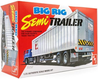 AMT Modelbouwpakket Militaire voertuigen - 1164 Big Rig Semi Trailer Plastic - 1:25 - Modelbouw