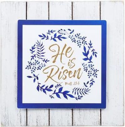 Wandbord He Is Risen