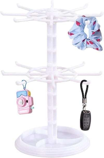 Sieraden Boom Stand - Ketting Display Hanger - Sieraden Organiseren - Roterende Basis - 2.6D x 11W x 2.6H cm