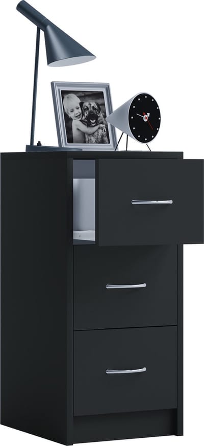 Nachtkastje Bijzettafel Lade Console Boxspring Nachtkastje Boxal Maxi