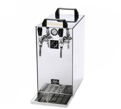 Biertap - Kontakt 40/K Profi, thuistap, bierkoeler 2-lijns, membraanpomp, 50 liter/uur, Green Line
