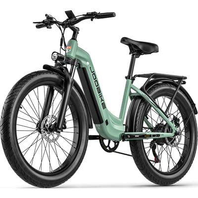 JOOBIKE J001 Elektrische fiets 1000W motor City E-bike 48V17.5AH accu 26-inch dikke banden E-bike Elektrische fiets voor volwassenen Hydraulische rem Met richtingaanwijzers