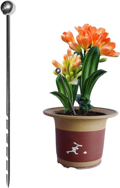 Bodemtestsonde - Bodemtester - Plantenverzorging - Roestvrij staal - 356 cm - Zilver