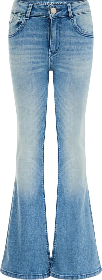 WE Fashion Meisjes flared jeans met stretch