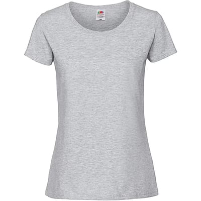 Dames-T-shirt Fruit of the Loom Ringspun Premium