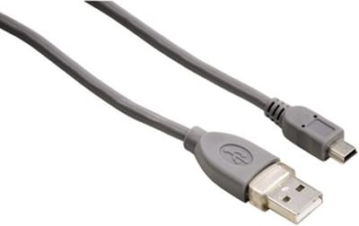 Hama USB 2.0 Extension Cable, A-plug - mini B-plug, 0.25 m USB-kabel 0,25 m Mini-USB B Grijs