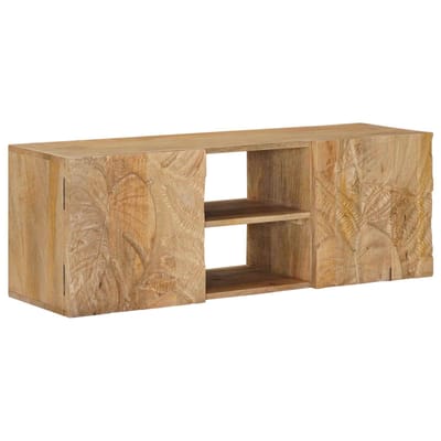 vidaXL - Wand - TV - Kast - met - plank - met - opslag - met - de - deur - 100 - x - 30 - x - 35 - cm