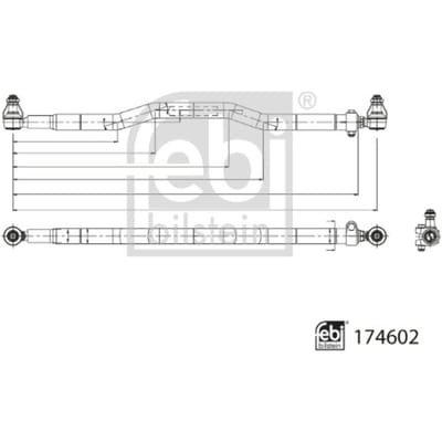 Spoorstang FEBI BILSTEIN 174602