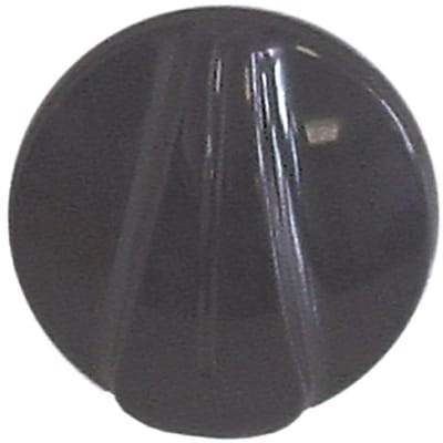 Apparaat Bedieningsknop - Vervangingsonderdeel Keuken - Apparatuur Reparatie - Met Nulstreep Symbool - 40mm Diameter - Zwart