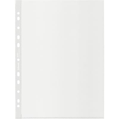 Esselte 100% Gerecyclede PP A4 Premium Showtas - 100 micron - 50x Transparante Insteekhoezen - Voor Thuiswerken