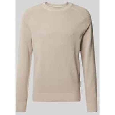Gebreide pullover met ribboorden