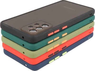 Hoesje Geschikt voor de Samsung Galaxy A72 & Galaxy A72 5G - Hard Case Backcover Telefoonhoesje - Blauw